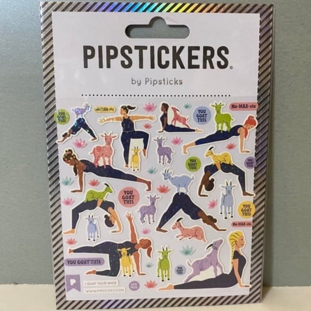 Pipsticks I Goat Your Back Stickers